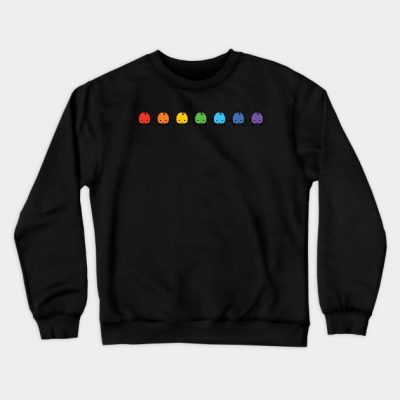 Rainbow Junimo Stardew Valley Crewneck Sweatshirt Official Stardew Valley Merch