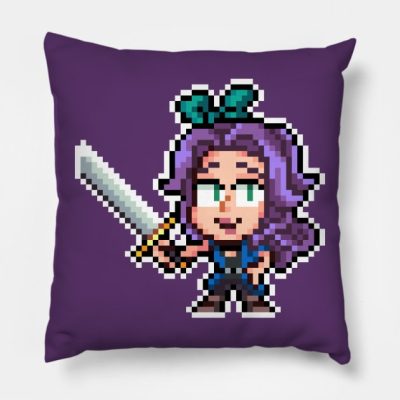 Abigail Pixel Throw Pillow Official Stardew Valley Merch