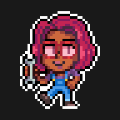 Maru Pixel Crewneck Sweatshirt Official Stardew Valley Merch