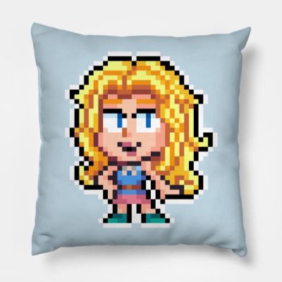 Haley Pixel Throw Pillow Official Stardew Valley Merch