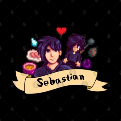 Sebastian Stardew Valley Throw Pillow Official Stardew Valley Merch