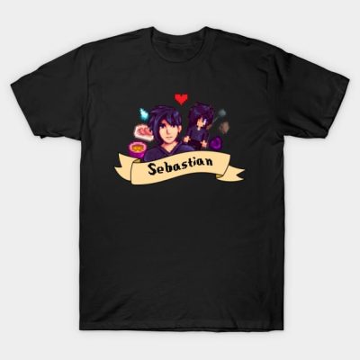 Sebastian Stardew Valley T-Shirt Official Stardew Valley Merch
