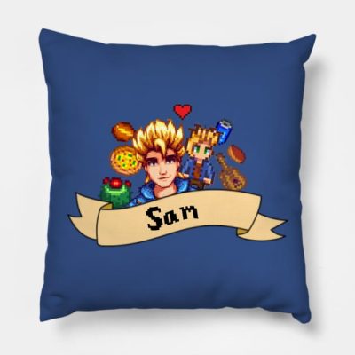 Sam Stardew Valley Throw Pillow Official Stardew Valley Merch