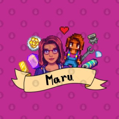 Maru Stardew Valley Throw Pillow Official Stardew Valley Merch