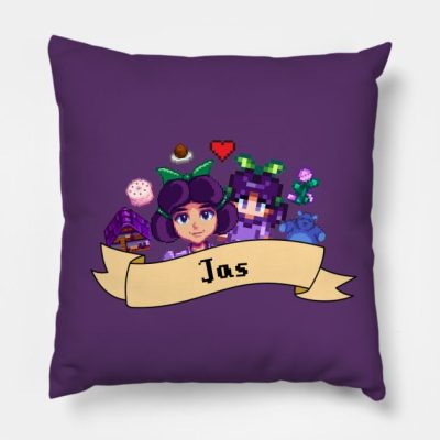 Jas Stardew Valley Throw Pillow Official Stardew Valley Merch