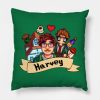 Harvey Stardew Valley Throw Pillow Official Stardew Valley Merch