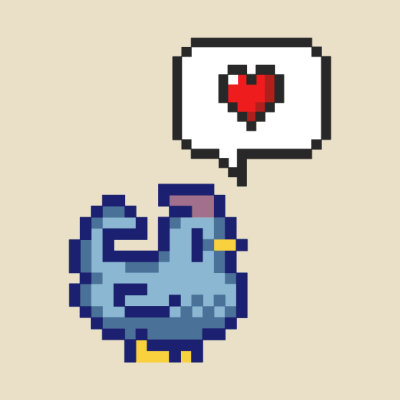 Cute Chicken 3 Throw Pillow Official Stardew Valley Merch
