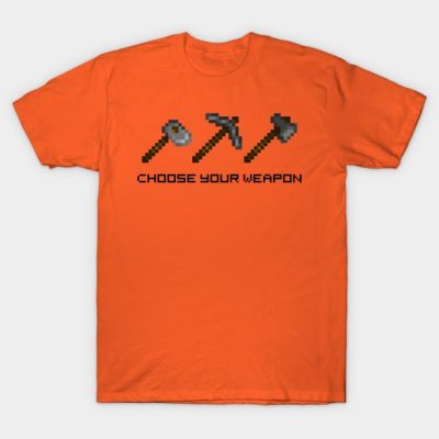 Stardew Valley Choose Your Weapon Tools 8 Bit Pixe T-Shirt Official Stardew Valley Merch