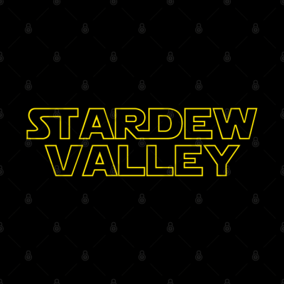 Stardew Wars Stardew Valley Parody Logo Throw Pillow Official Stardew Valley Merch
