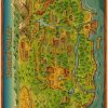 Poster Lembah Stardew Bunga Nordic Tari Pasar Malam Lukisan Kanvas Antik Abstrak Gambar Seni Dinding Dekorasi 8 - Stardew Valley Store