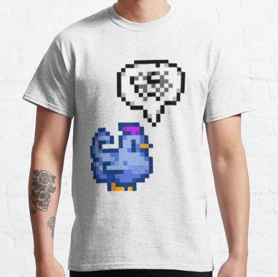Grumpy Blue Chicken Stardew Valley T-Shirt Official Stardew Valley Merch