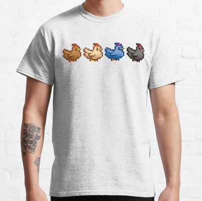 4 Chickens Stardew Valley T-Shirt Official Stardew Valley Merch