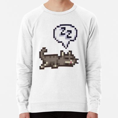Stardew Valley Sleeping Cat Sploot Sweatshirt Official Stardew Valley Merch