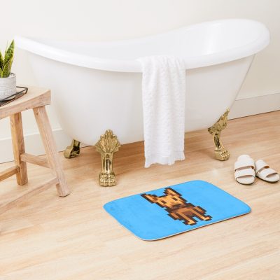 Stardew Valley Dog Sitting Bath Mat Official Stardew Valley Merch