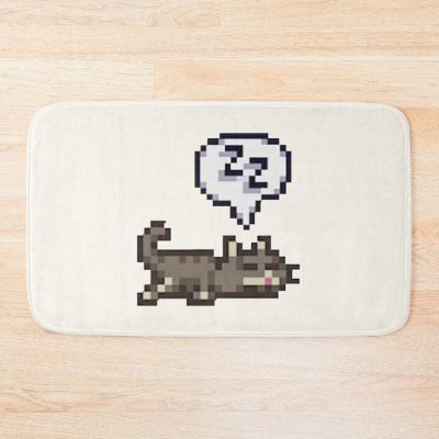 Stardew Valley Sleeping Cat Sploot Bath Mat Official Stardew Valley Merch
