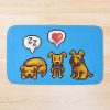 Stardew Valley Dogs Blue Collar Bath Mat Official Stardew Valley Merch