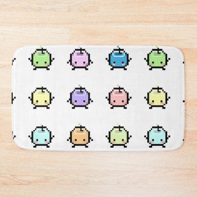 Stardew Valley Pastel Junimos Bath Mat Official Stardew Valley Merch