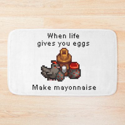 Stardew Valley Funny Quote 2 Bath Mat Official Stardew Valley Merch