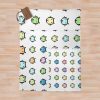 Stardew Valley Pastel Junimos Throw Blanket Official Stardew Valley Merch