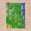 Stardew Valley Map Throw Blanket Official Stardew Valley Merch