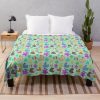 Stardew Valley Happy Time Jumble Throw Blanket Official Stardew Valley Merch
