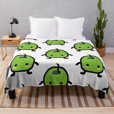 Green Junimo Stardew Valley Throw Blanket Official Stardew Valley Merch