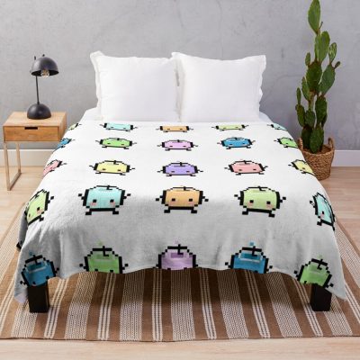 Stardew Valley Pastel Junimos Throw Blanket Official Stardew Valley Merch