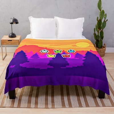 Stardew Valley Junimos Throw Blanket Official Stardew Valley Merch