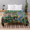 Stardew Valley Town Map Throw Blanket Official Stardew Valley Merch