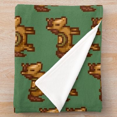 Stardew Valley Pixel Horse Throw Blanket Official Stardew Valley Merch