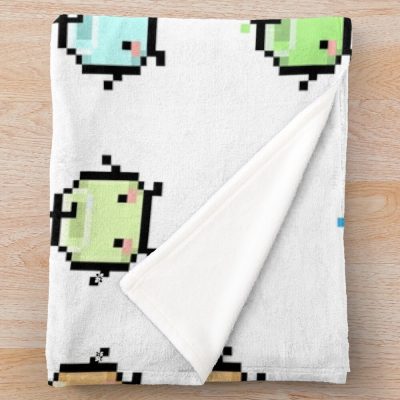 Stardew Valley Pastel Junimos Throw Blanket Official Stardew Valley Merch