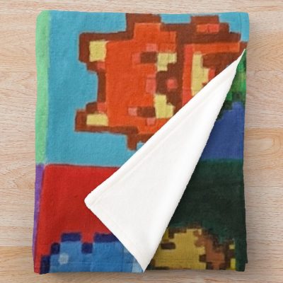 Stardew Valley Pixelart Throw Blanket Official Stardew Valley Merch