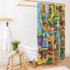 Stardew Valley Map Shower Curtain Official Stardew Valley Merch
