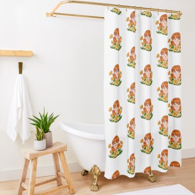 Stardew Valley Poppy Penny Shower Curtain Official Stardew Valley Merch