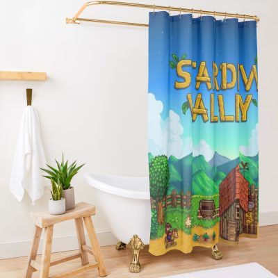 Stardew Valley Shower Curtain Official Stardew Valley Merch