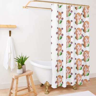 Stardew Valley Poppyseed Muffin Leah Shower Curtain Official Stardew Valley Merch