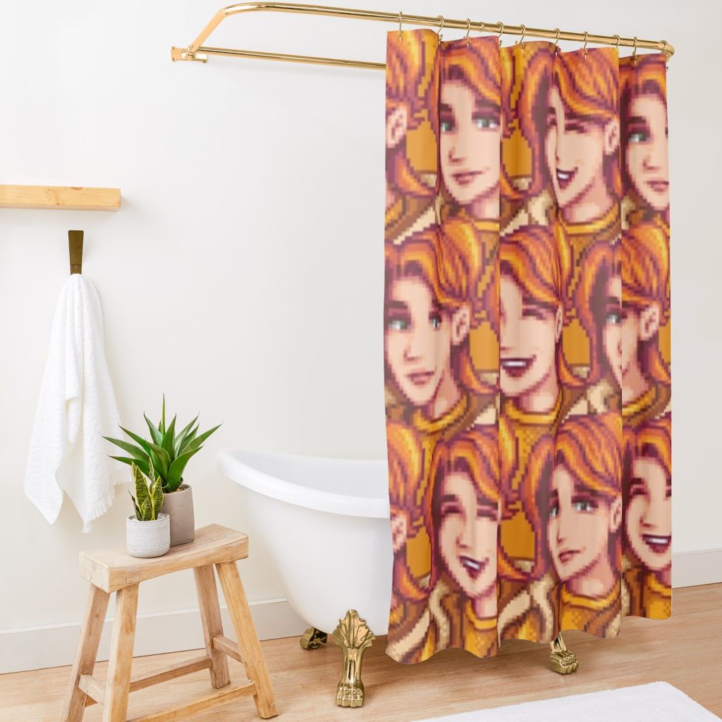 Stardew Valley: Robin Shower Curtain Official Stardew Valley Merch
