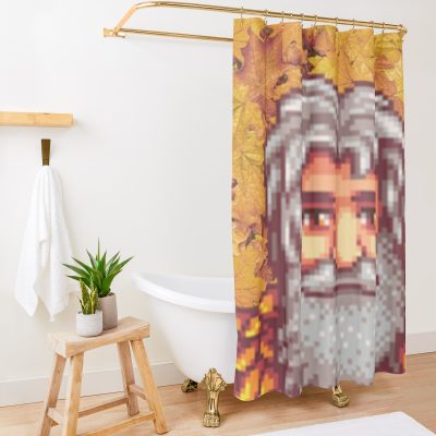Stardew Valley: Linus Shower Curtain Official Stardew Valley Merch