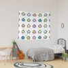 Stardew Valley Pastel Junimos Tapestry Official Stardew Valley Merch