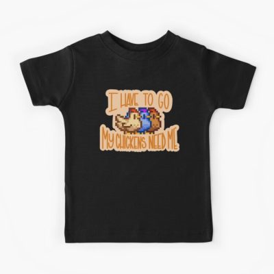 Who Loves Movie Stardew Just A Boy Chickens Valley Cute Photographic Kids T Shirt Official Cow Anime Merch