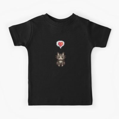 Stardew Valley Grey/Gray Cat Kids T Shirt Official Cow Anime Merch