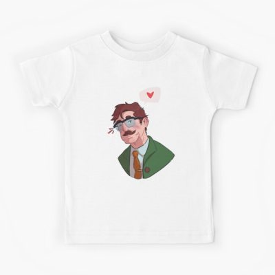 Stardew Valley- Harvey Kids T Shirt Official Cow Anime Merch