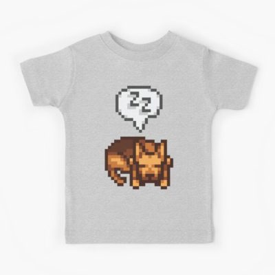 Stardew Valley Dog Sleeping Zzz Kids T Shirt Official Cow Anime Merch