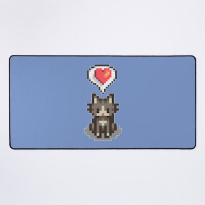 Stardew Valley Happy Grey Cat Mouse Pad Official Cow Anime Merch